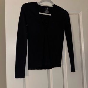 Free people tie up shirt